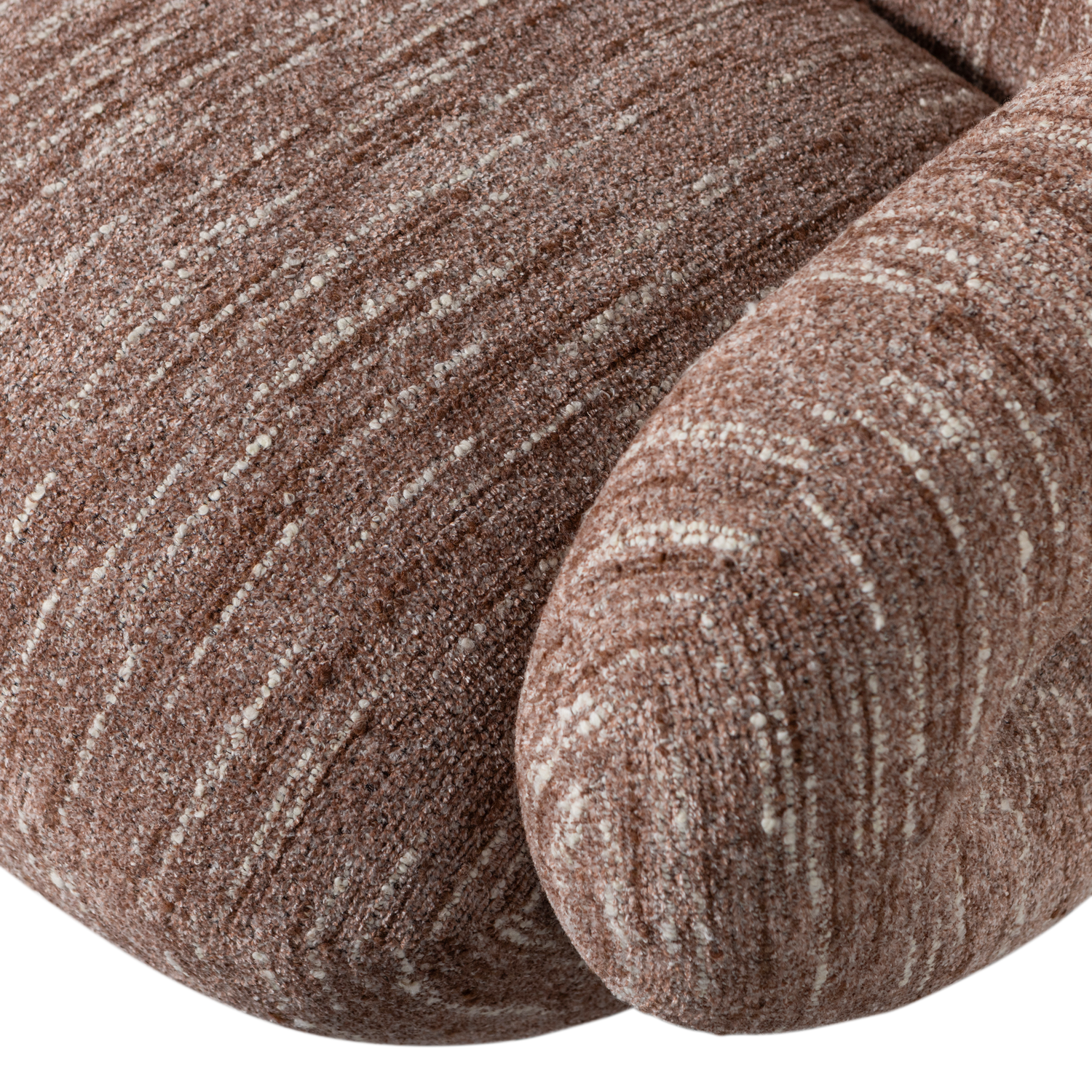 FOLKE ARMCHAIR CHENILLE OLD PINK MELANGE