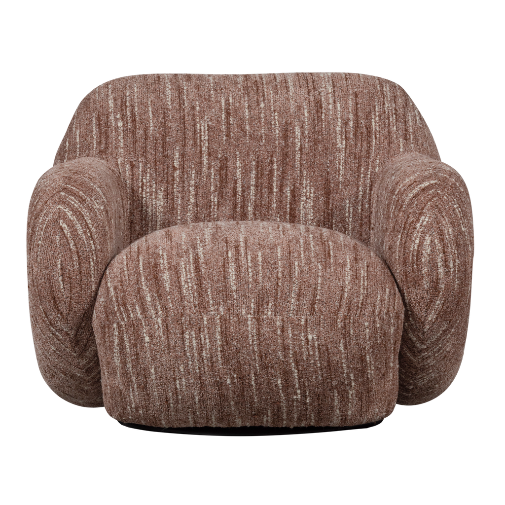 FOLKE ARMCHAIR CHENILLE OLD PINK MELANGE