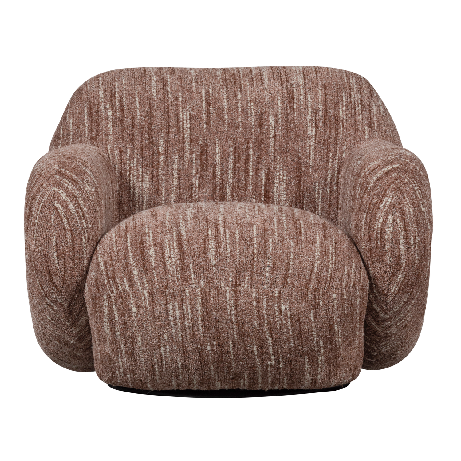 FOLKE ARMCHAIR CHENILLE OLD PINK MELANGE