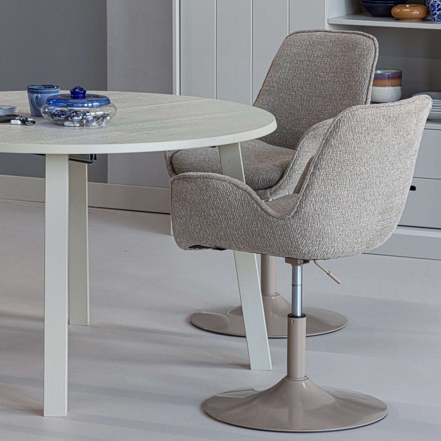 JANNE EXTENDABLE DINING TABLE OAK DAKARGRAU [fsc]
