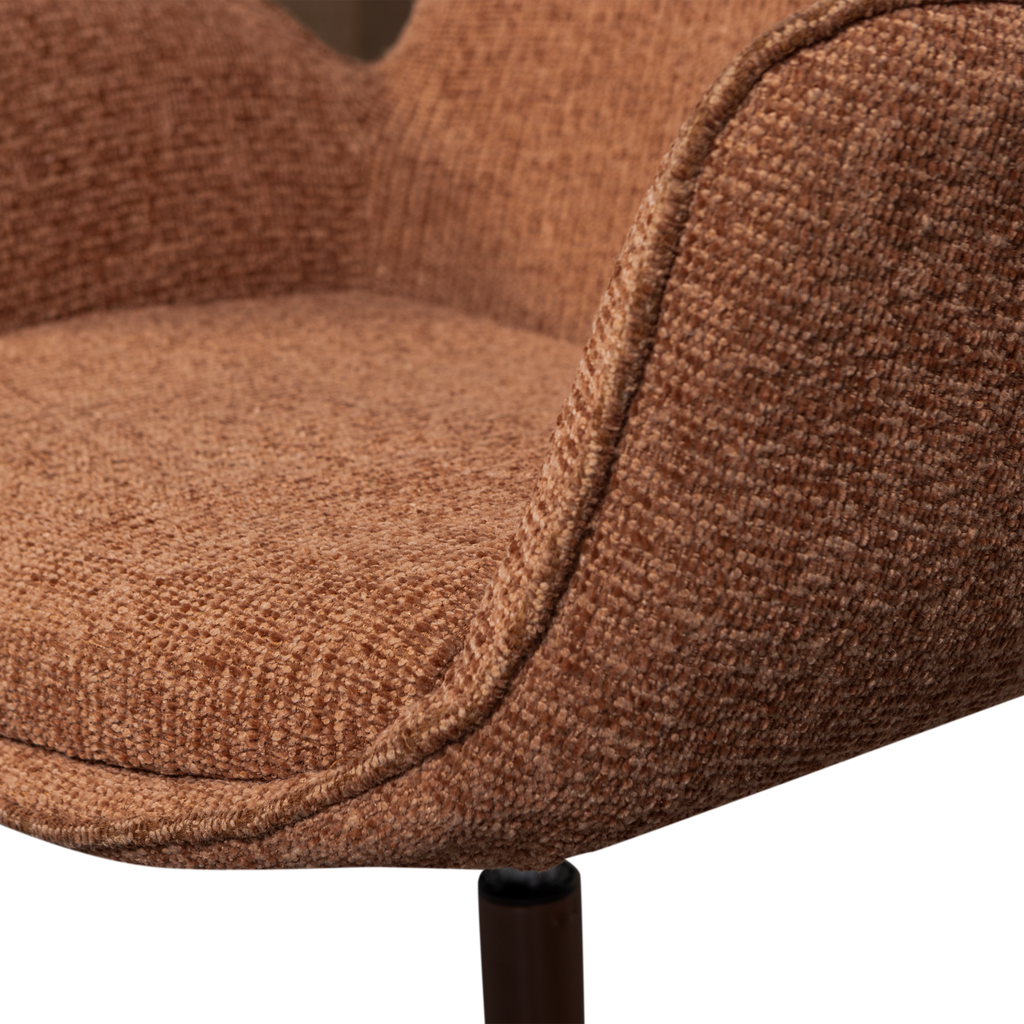 MARTEN HEIGHT ADJUSTABLE ARMCHAIR ORANGE