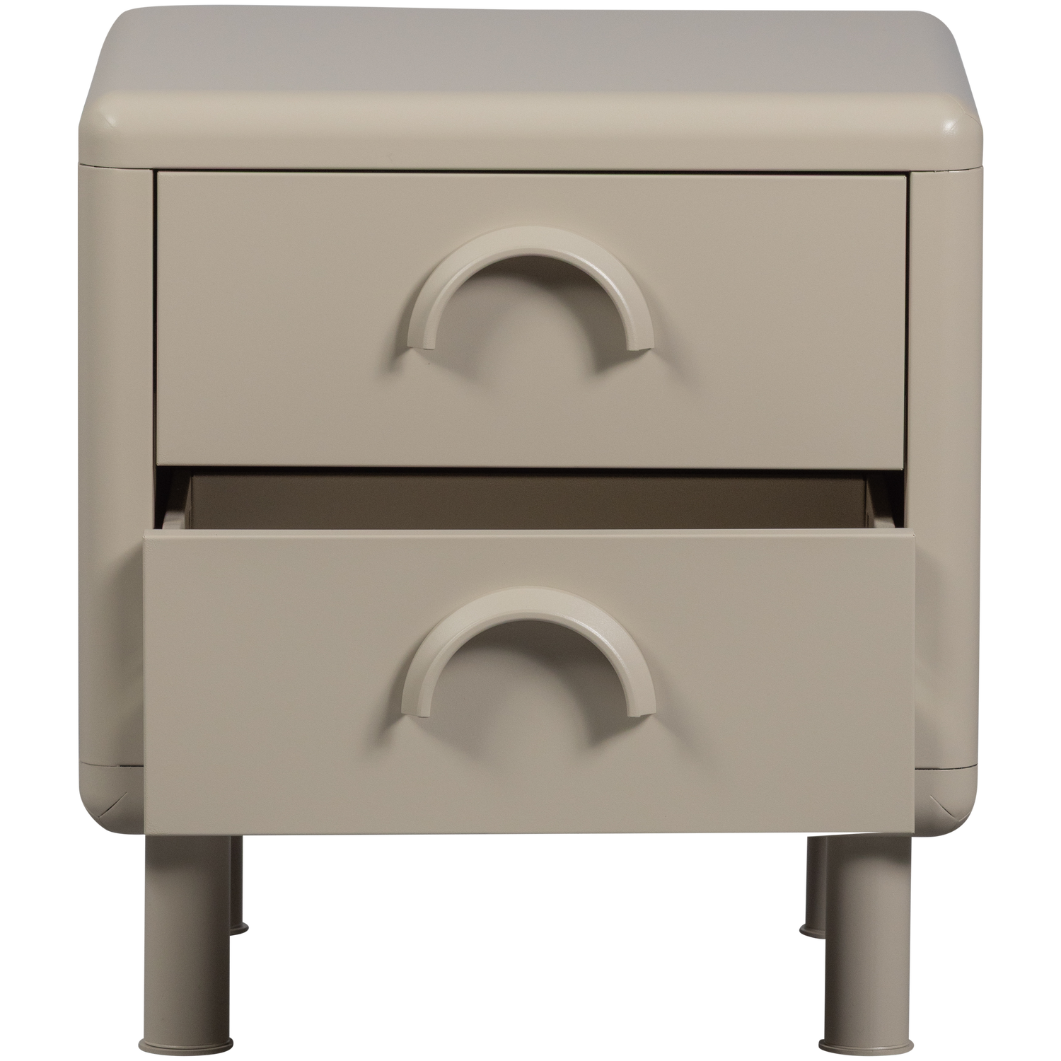 RUNE DRESSER/NIGHT STAND 2 DRAWERS METAL SAND