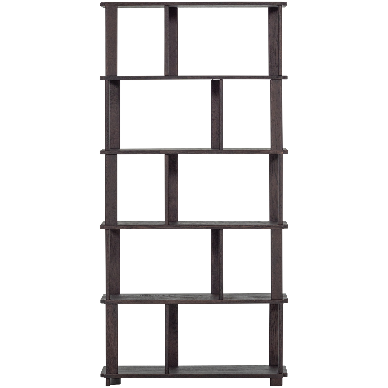 RISS BOOKSHELF OAK MYSTIQUE BROWN 186x90CM