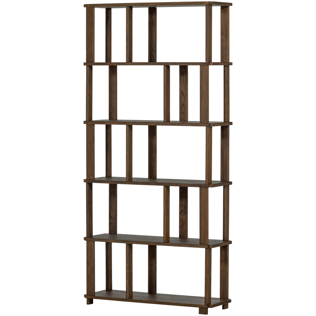 RISS BOOKSHELF OAK NATURAL 186x90CM