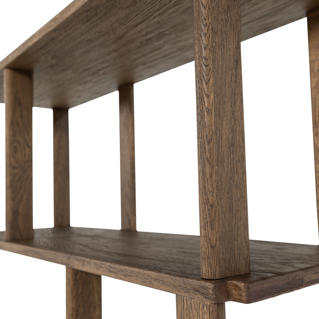 RISS BOOKSHELF OAK NATURAL 186x90CM