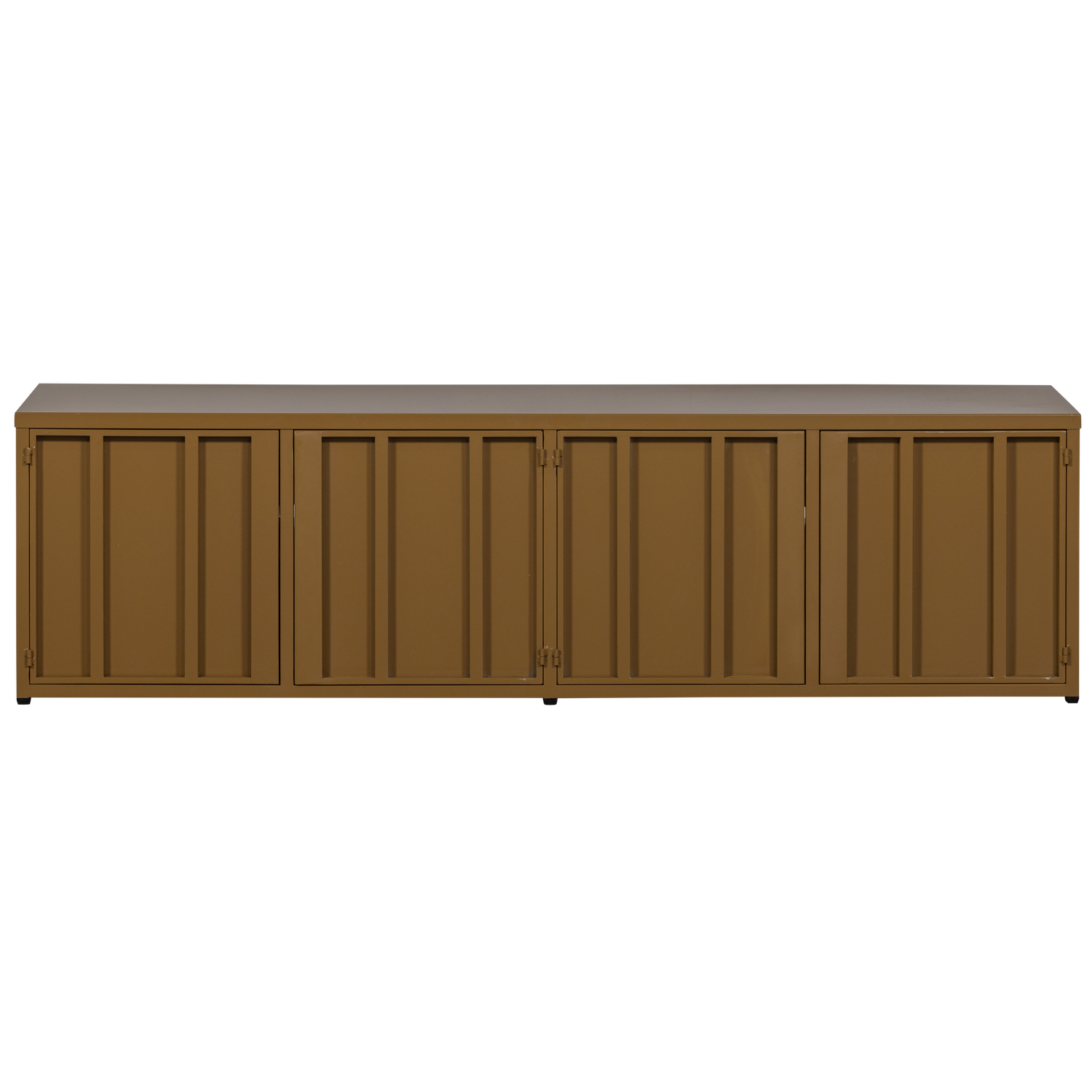 LEVEL TV STAND METAL HONEY YELLOW 44x160CM