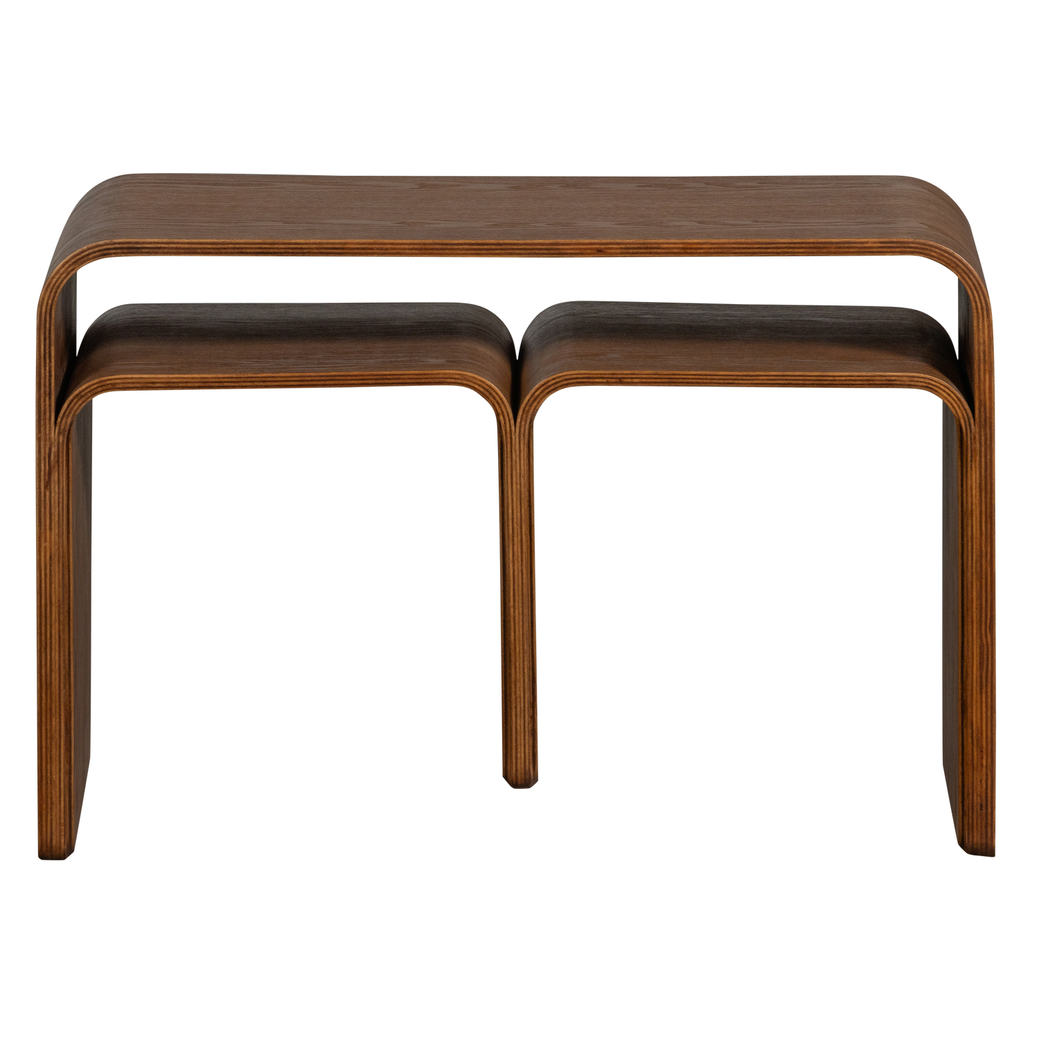 FREY MULTIFUNCTIONAL SIDE TABLE PLYWOOD BROWN