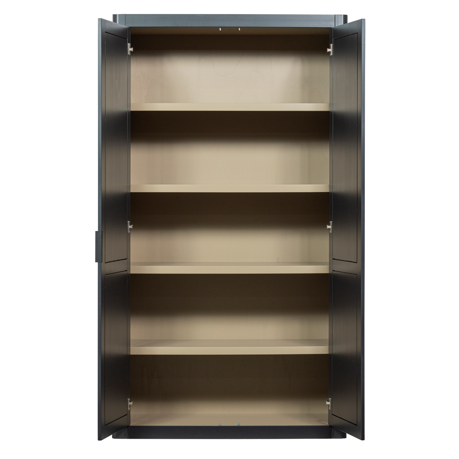 GUNNAR STORAGE CABINET PINE MATT BLACK [fsc]