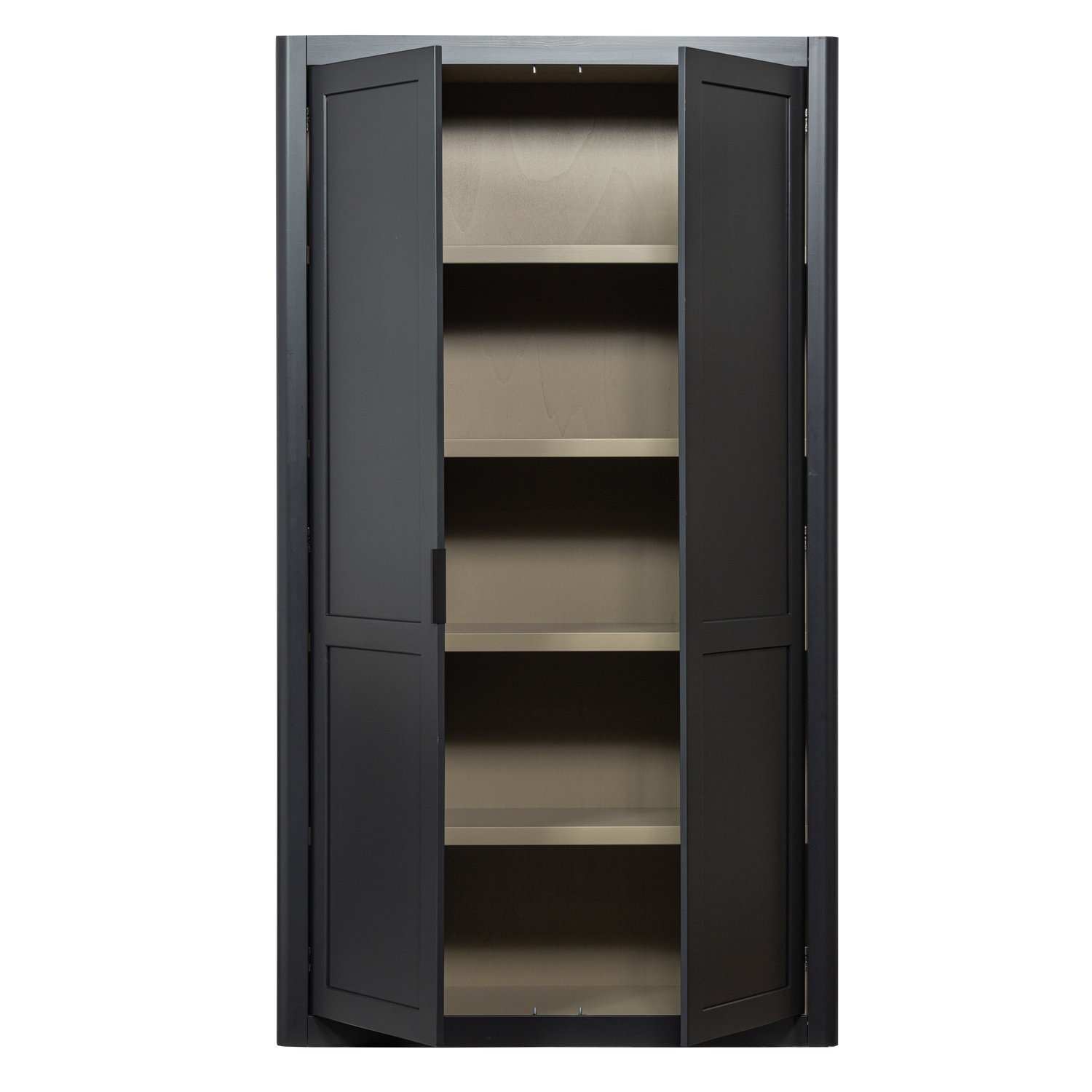 GUNNAR STORAGE CABINET PINE MATT BLACK [fsc]