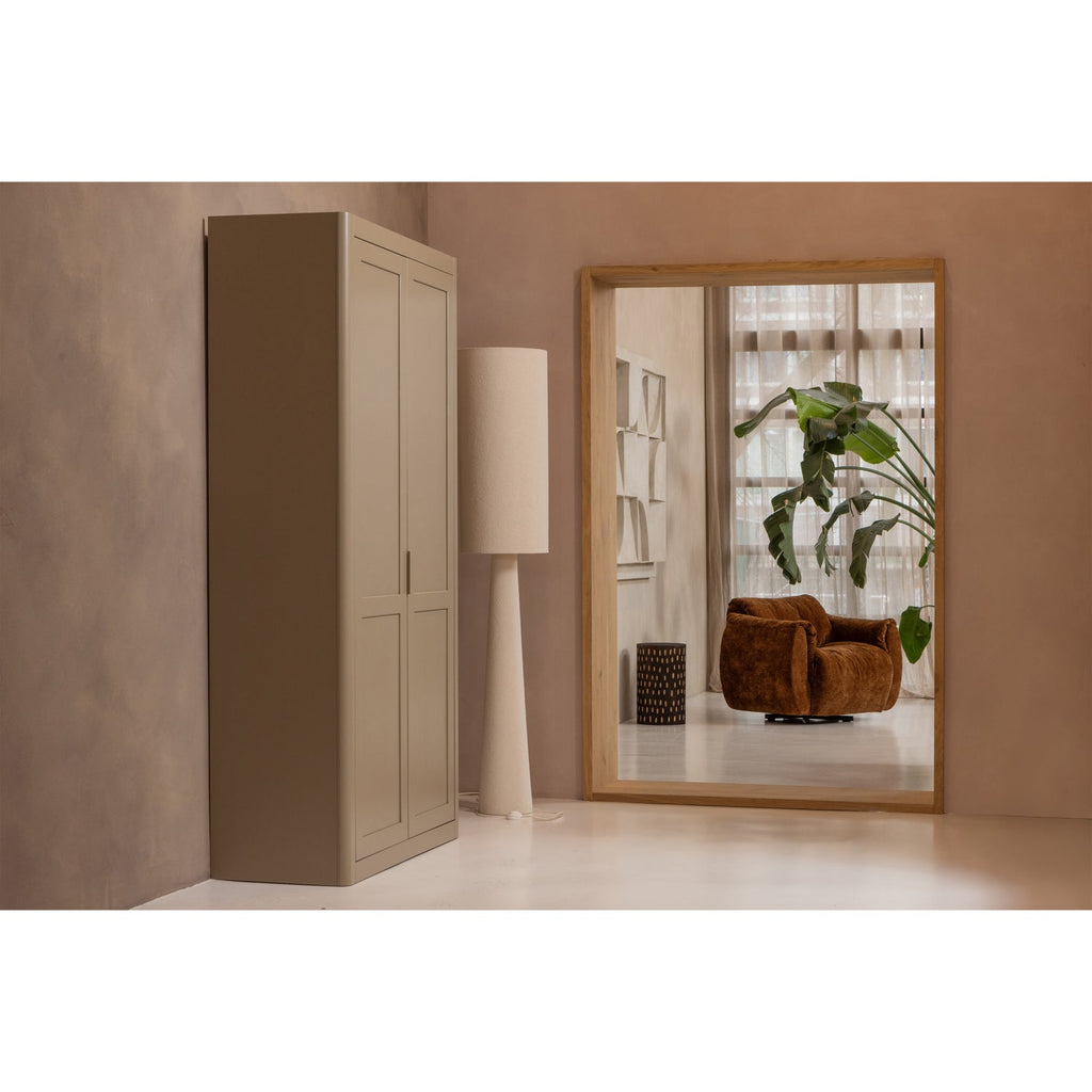 LOFT FLOOR LAMP XL METAL/BOUCLE NATURAL 187xO35CM