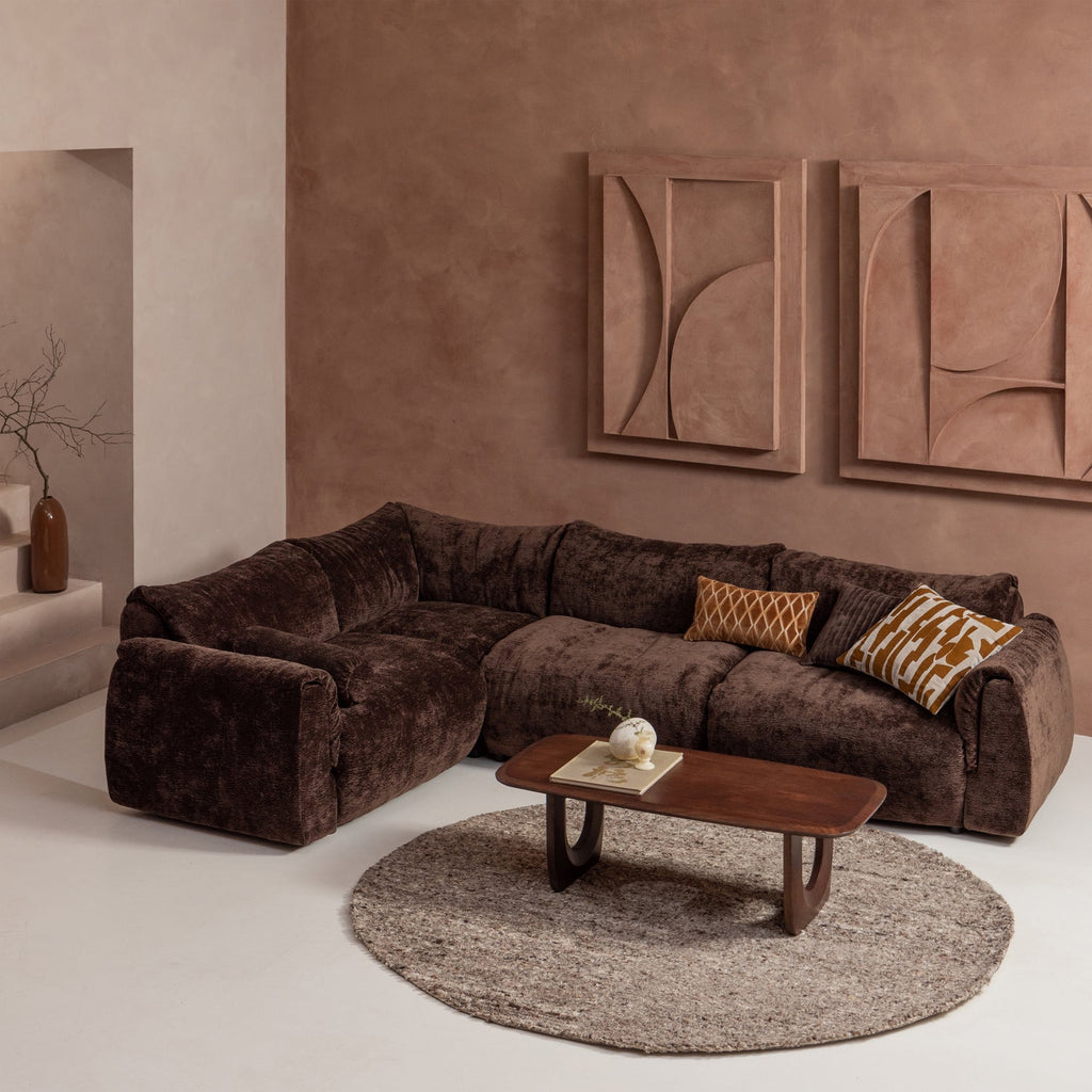 FREQUENT COFFEE TABLE MANGO WOOD WALNUT 120x60CM