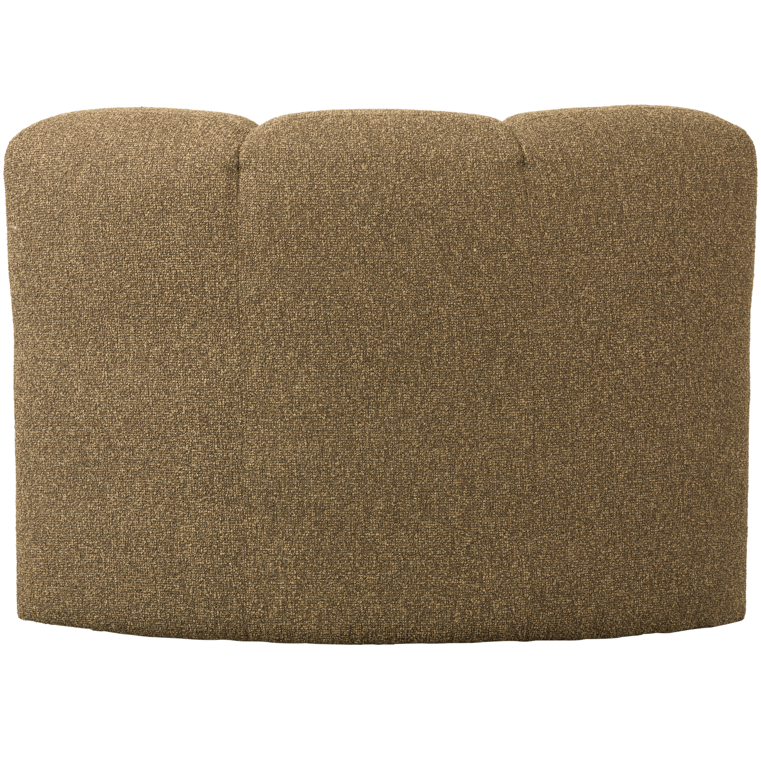 MOJO DINING BENCH CORNER BACKREST BOUCLE YELLOWBROWN MELANGE