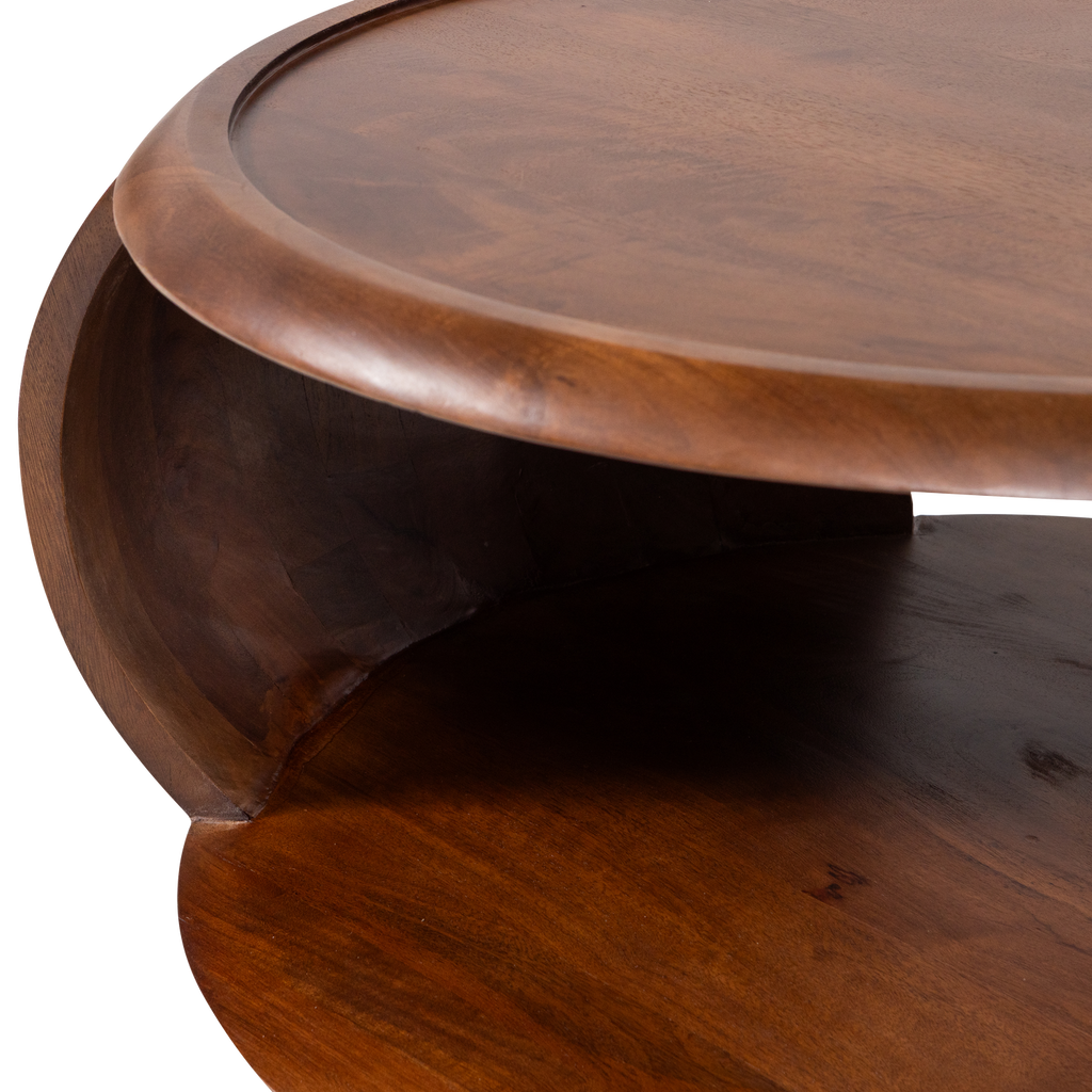 COLE COFFEE TABLE MANGO WOOD BROWN
