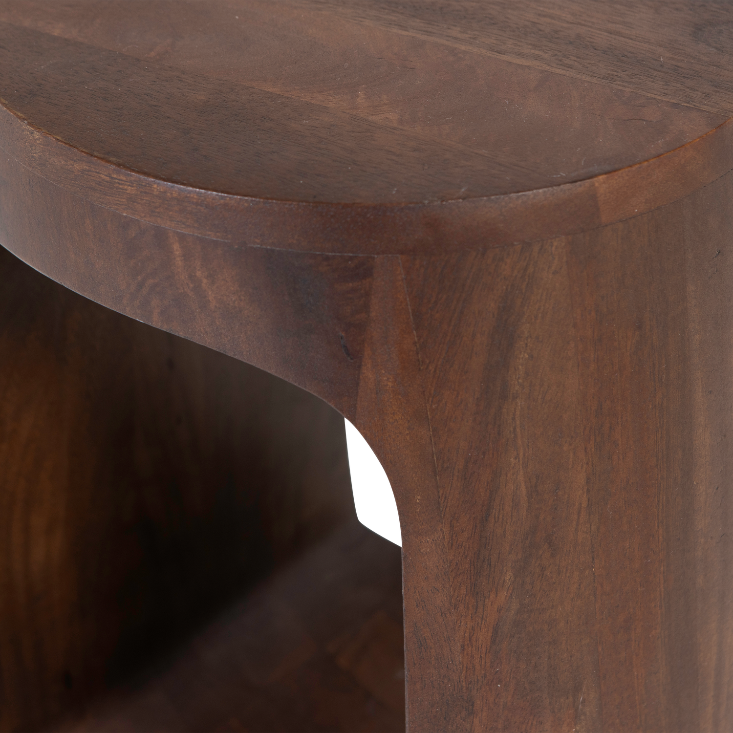 BAYO SIDE TABLE MANGO WOOD WALNUT