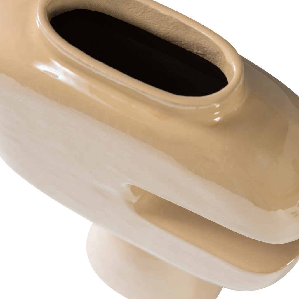 GIANNA VASE ALUMINIUM SAND