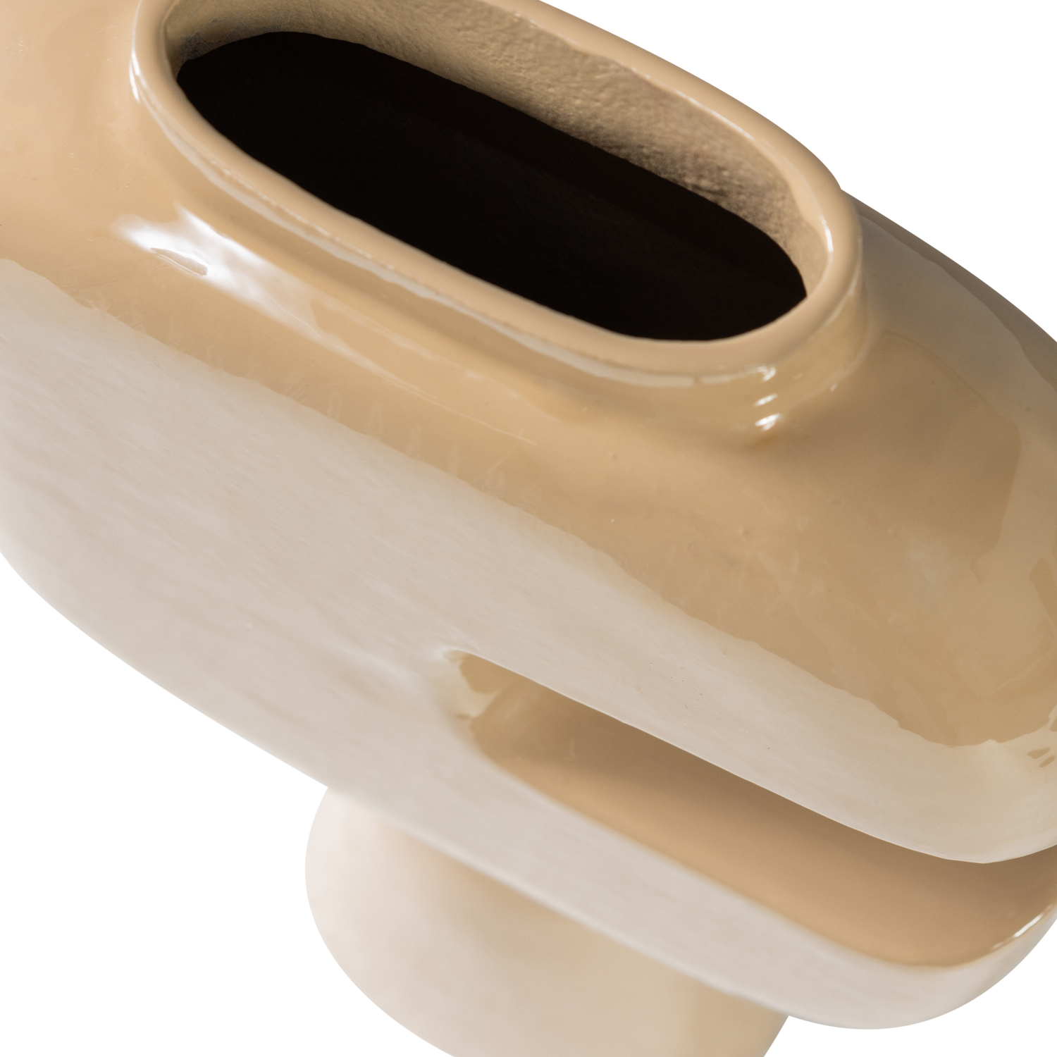 GIANNA VASE ALUMINIUM SAND