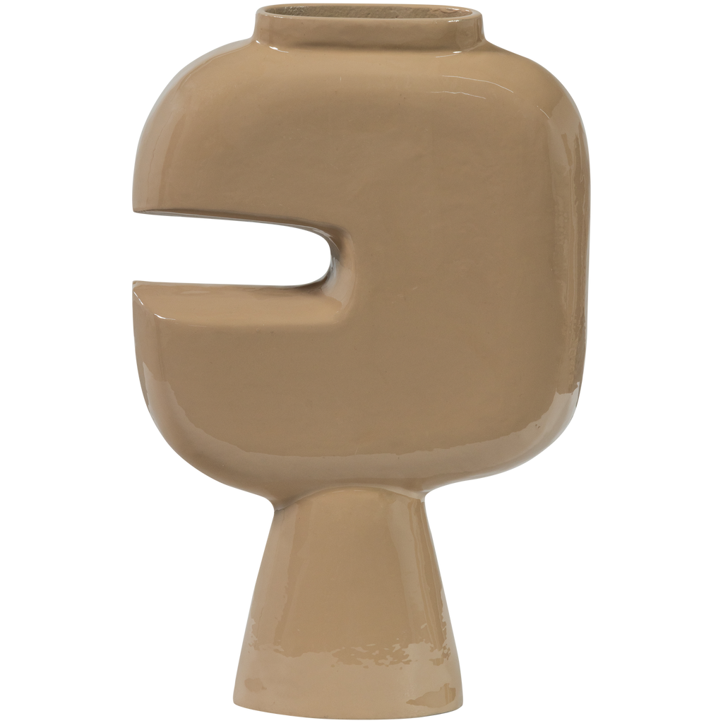 GIANNA VASE ALUMINIUM SAND