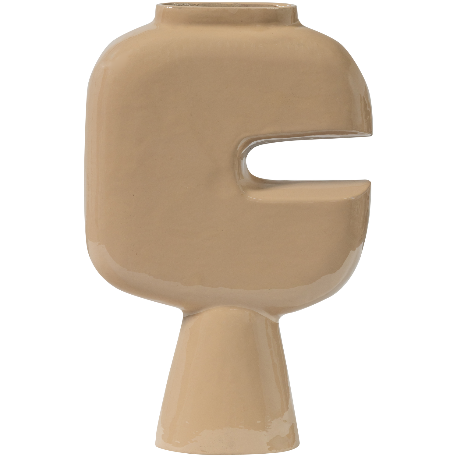GIANNA VASE ALUMINIUM SAND