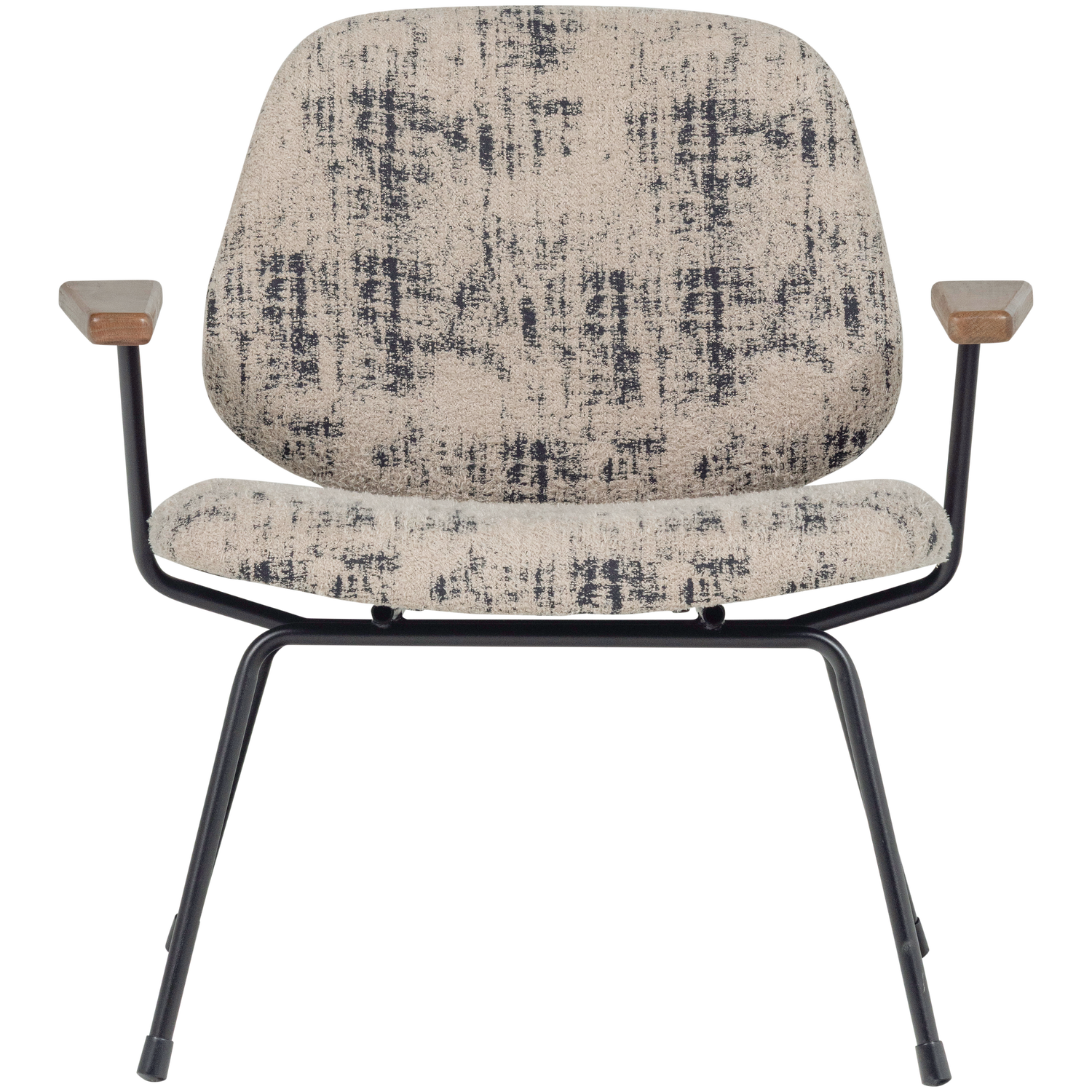 AURE ARMCHAIR CHENILLE BEIGE/BLACK