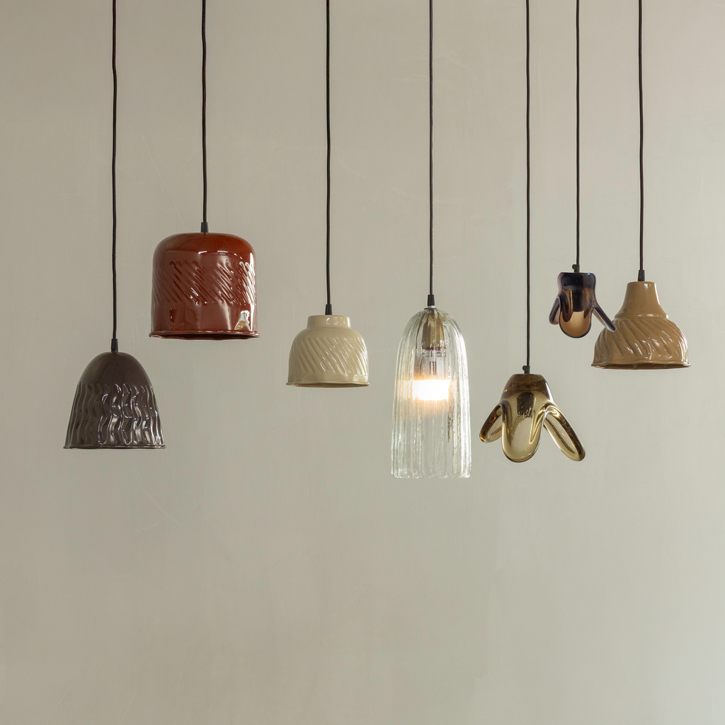 ARLESO HANGING LAMP METAL HONEY YELLOW