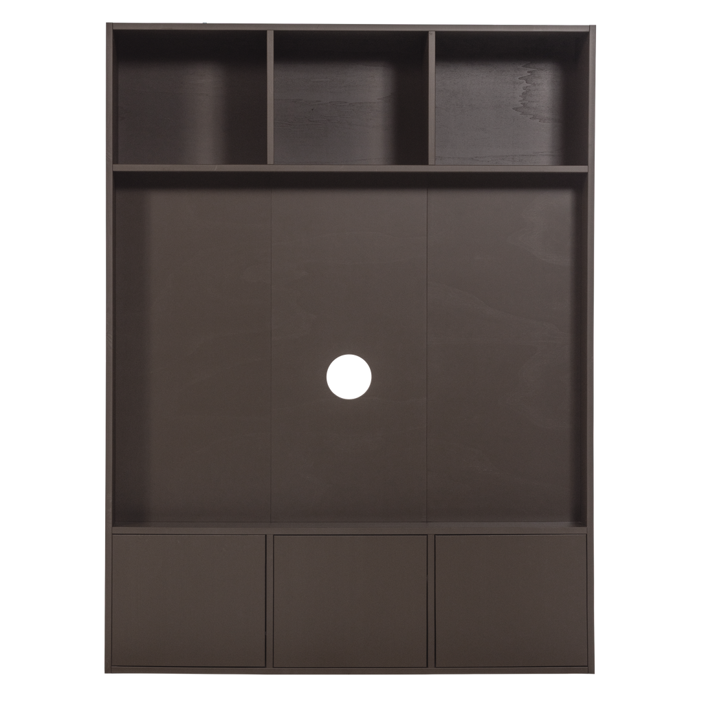 MEGGY TV STORAGE CABINET 160 CM PINE MID BROWN [fsc]