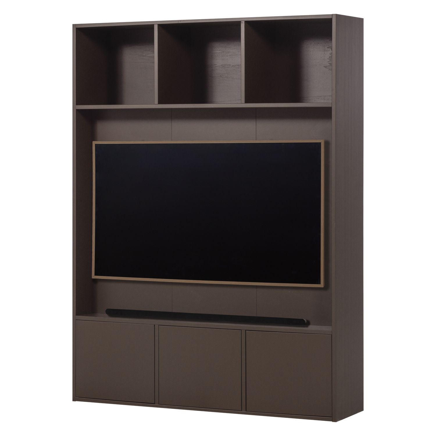 MEGGY TV STORAGE CABINET 160 CM PINE MID BROWN [fsc]