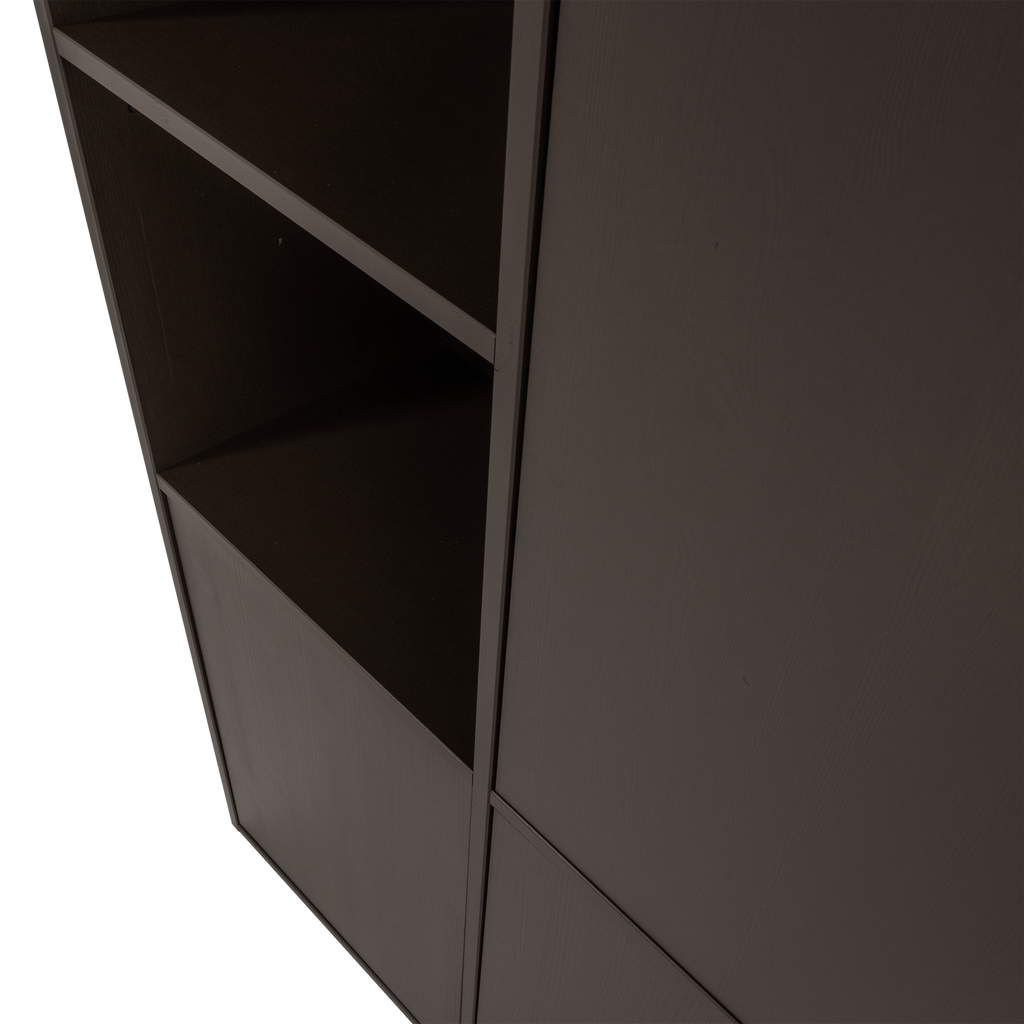 MEGGY STORAGE CABINET RIGHT 108 CM PINE MID BROWN [fsc]