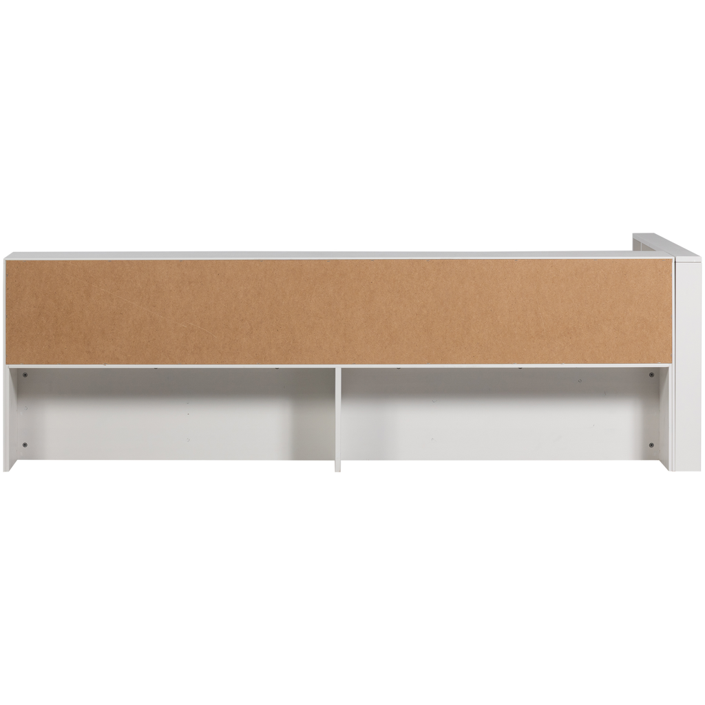 CARTER CORNER BED PINE WHITE [fsc]