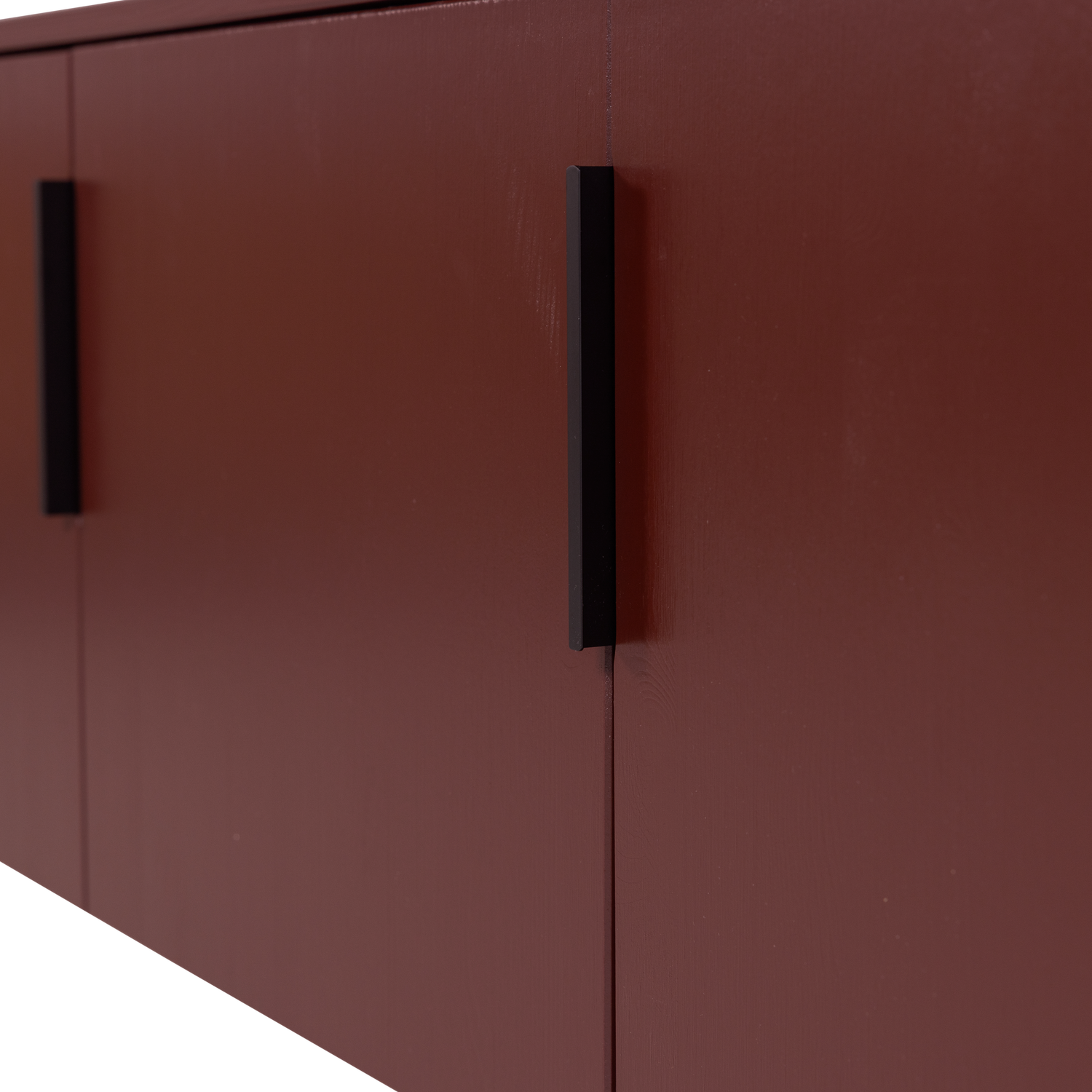 GUNNAR TV UNIT 154 CM PINE MATTE BURGUNDY RED [fsc]
