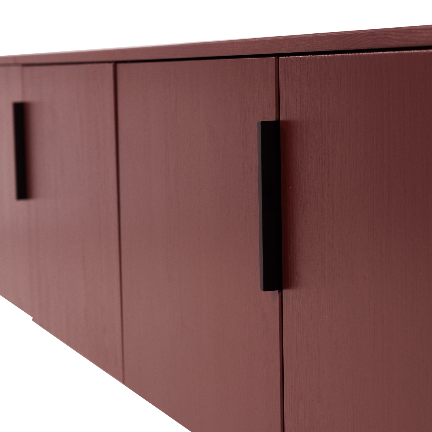 GUNNAR TV UNIT 200 CM BURGUNDY RED [fsc]