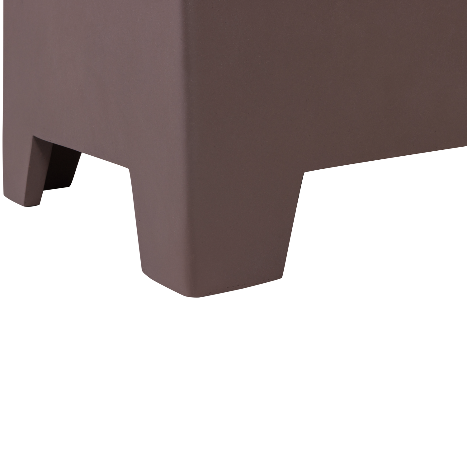 ZINA SIDETABLE LOW CONCRETE LOOK BROWN