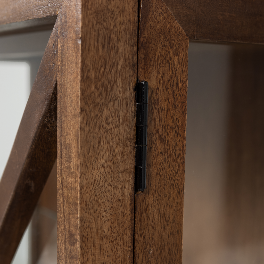 KELLA 2-DOORS CABINET MANGO WOOD BROWN