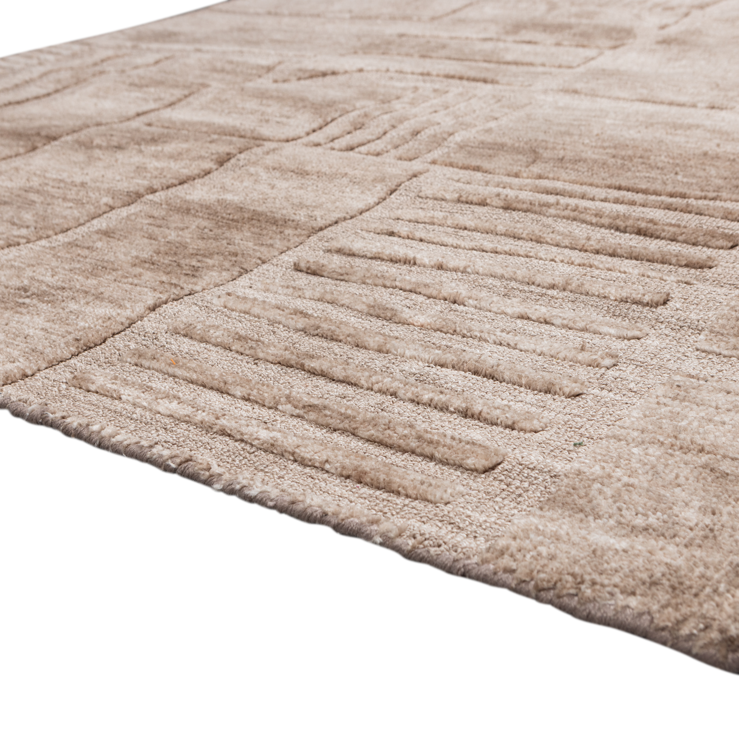 LOVI RUG POLYESTER/COTTON TAUPE 170x240CM