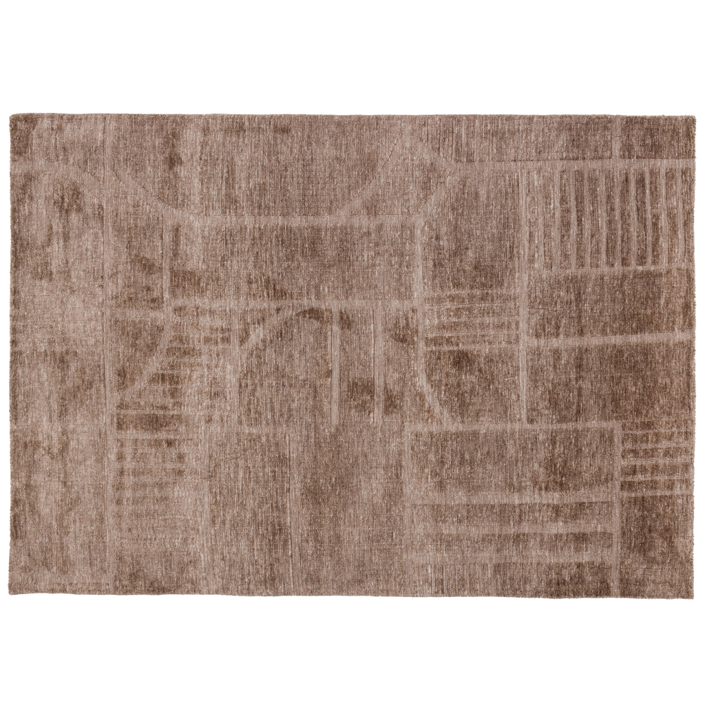 LOVI RUG POLYESTER/COTTON TAUPE 170x240CM