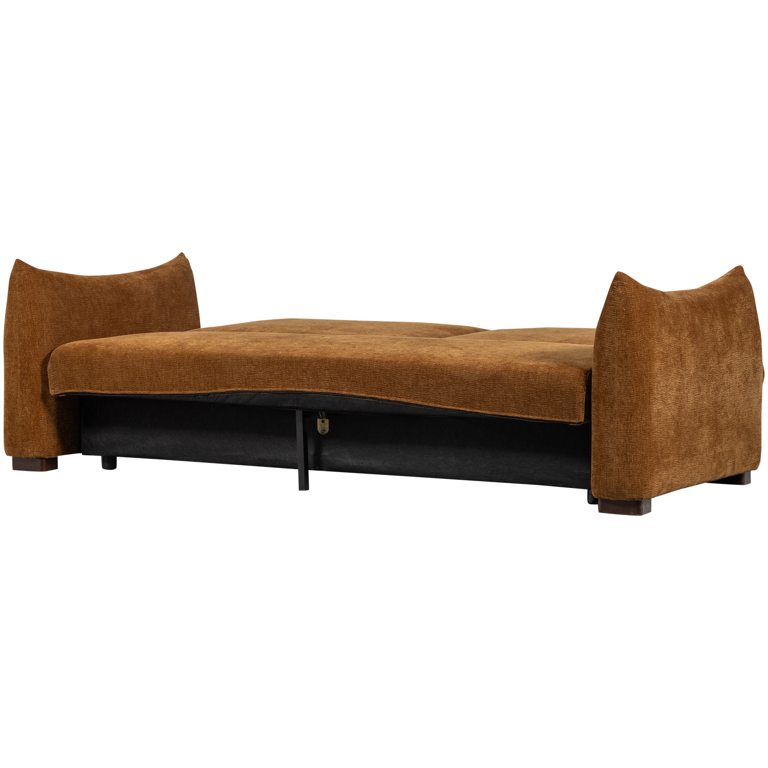 JONNE 3-SEATER SLEEPING SOFA CHENILLE BROWN