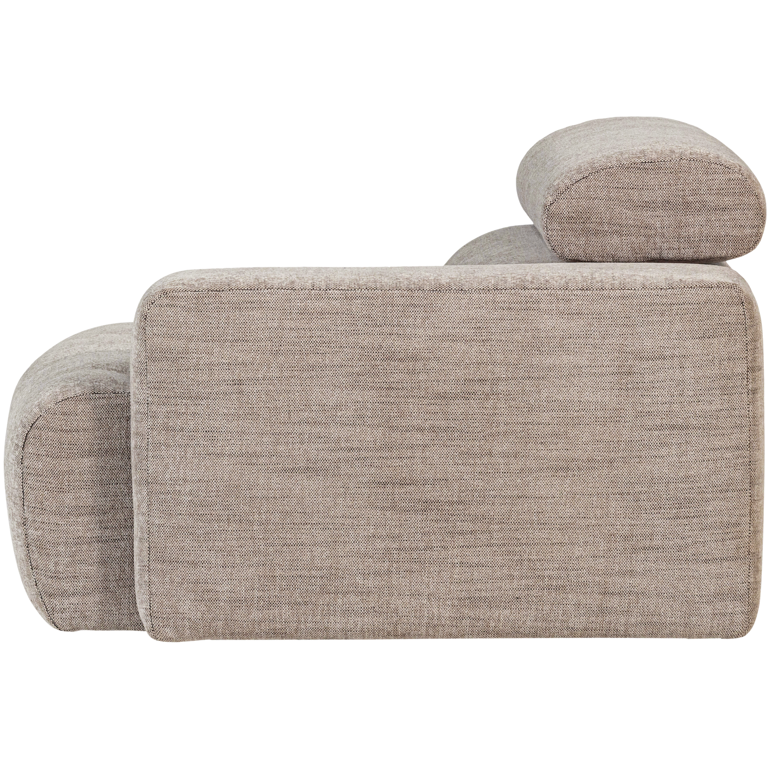 NOVI 1-SEATER ELEMENT ARM RIGHT NATURAL MELANGE