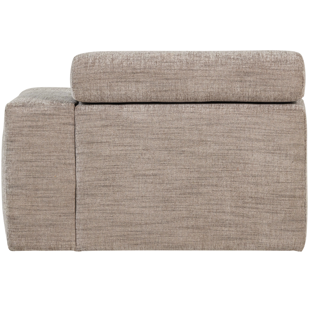 NOVI 1-SEATER ELEMENT ARM RIGHT NATURAL MELANGE