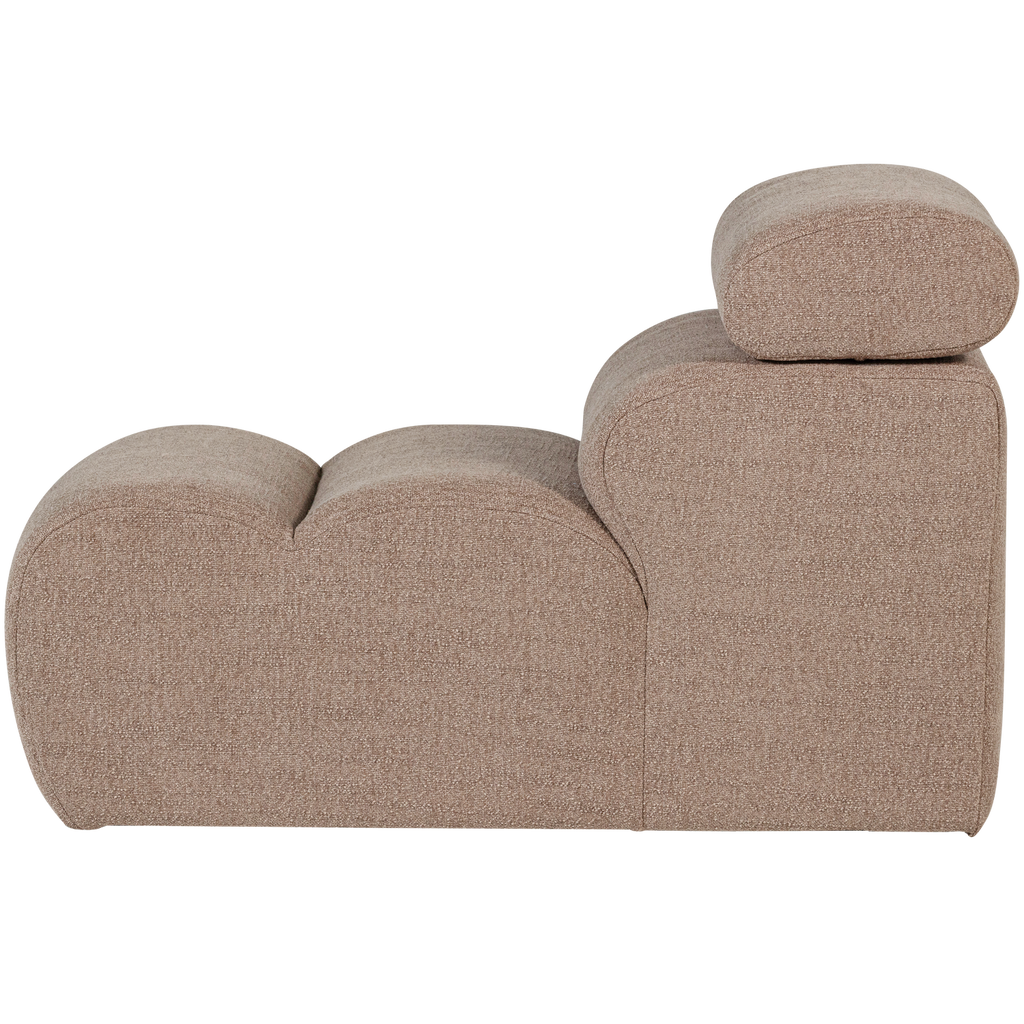 NOVI 1-SEATER ELEMENT BOUCLE TAUPE
