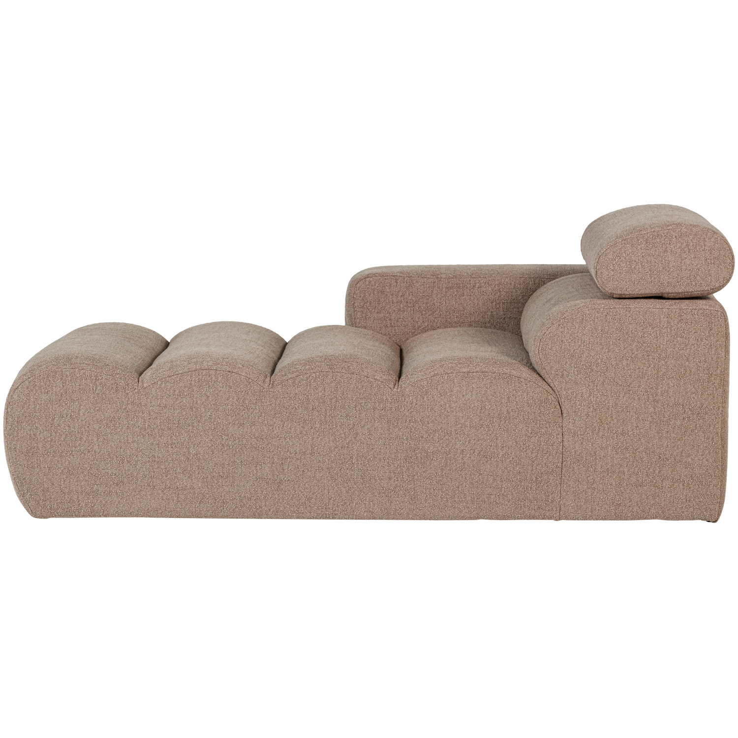 NOVI CHAISE LONGUE ELEMENT LEFT BOUCLE TAUPE