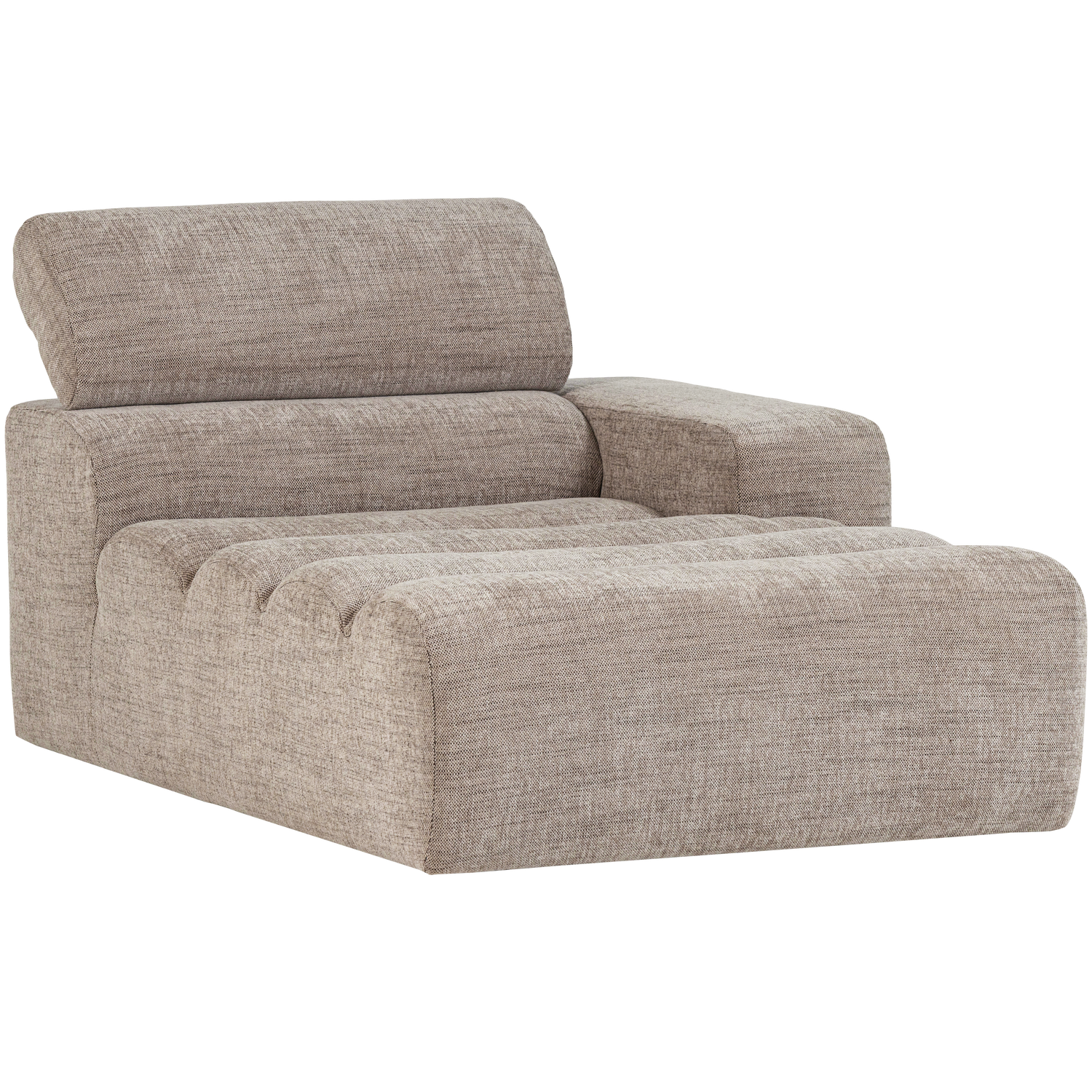 NOVI CHAISE LONGUE ELEMENT RIGHT NATURAL MELANGE