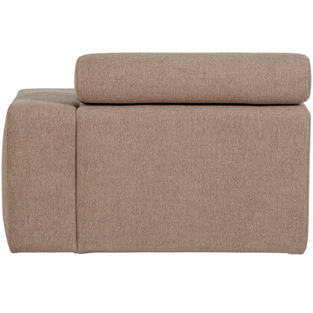 NOVI CHAISE LONGUE ELEMENT RIGHT BOUCLE TAUPE