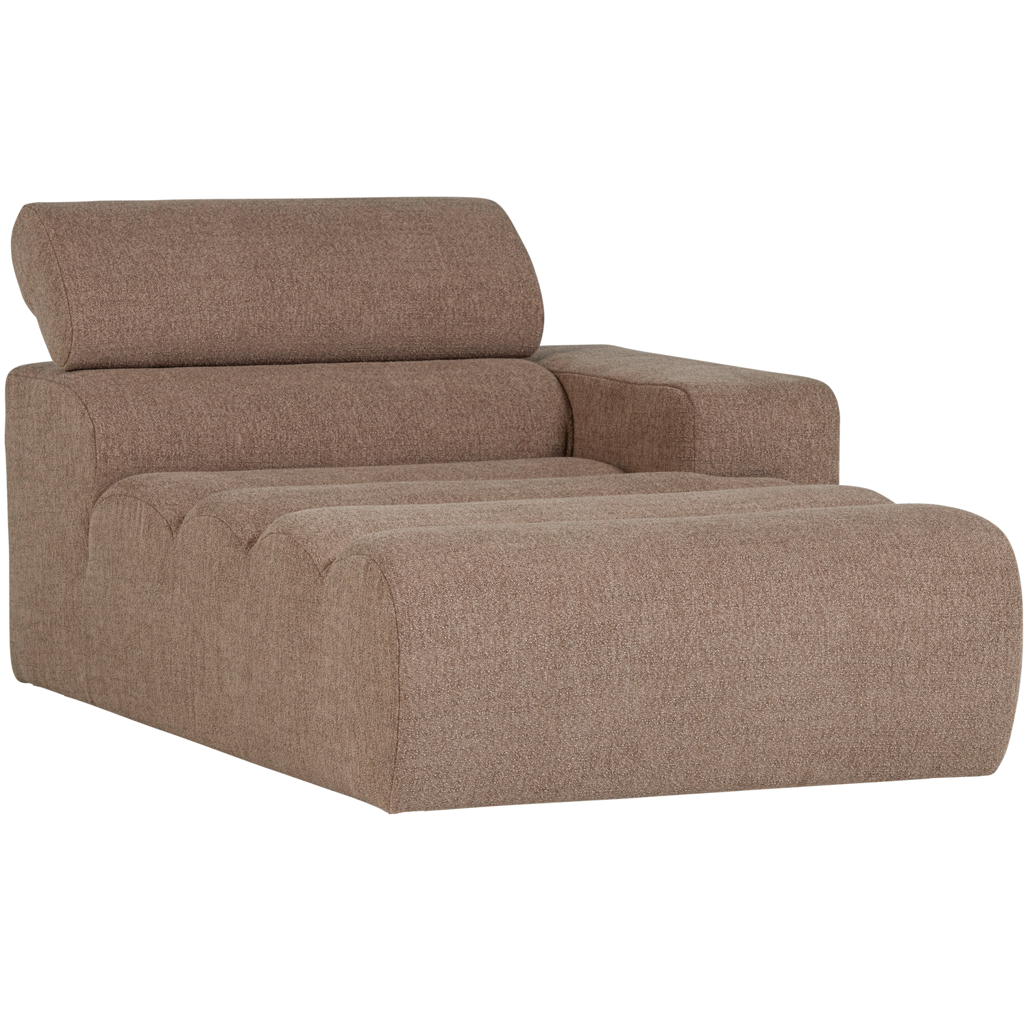 NOVI CHAISE LONGUE ELEMENT RIGHT BOUCLE TAUPE