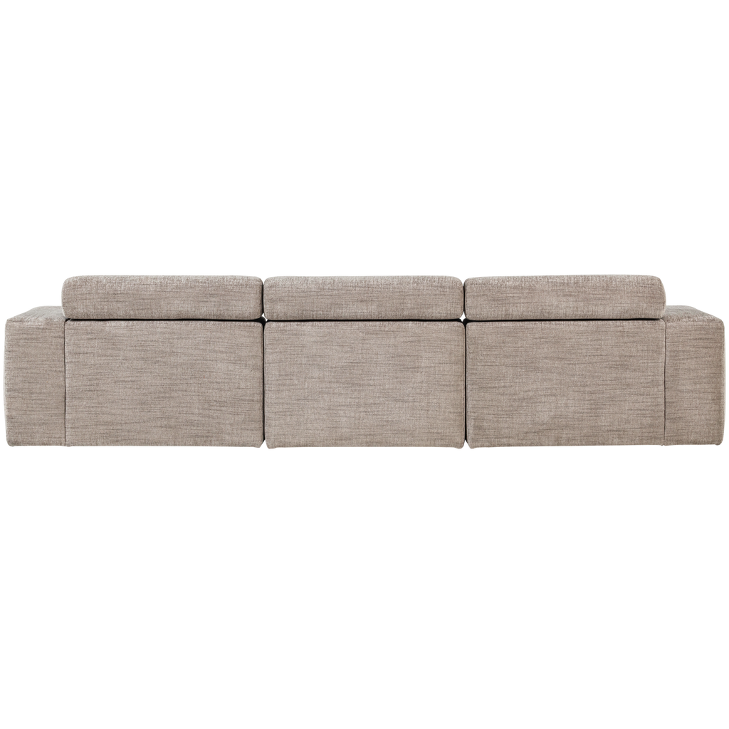 NOVI CHAISE LONGUE SOFA LEFT NATURAL MELANGE