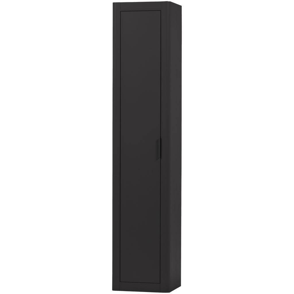GUNNAR SMALL HIGH CABINET PINE MATT BLACK [fsc]
