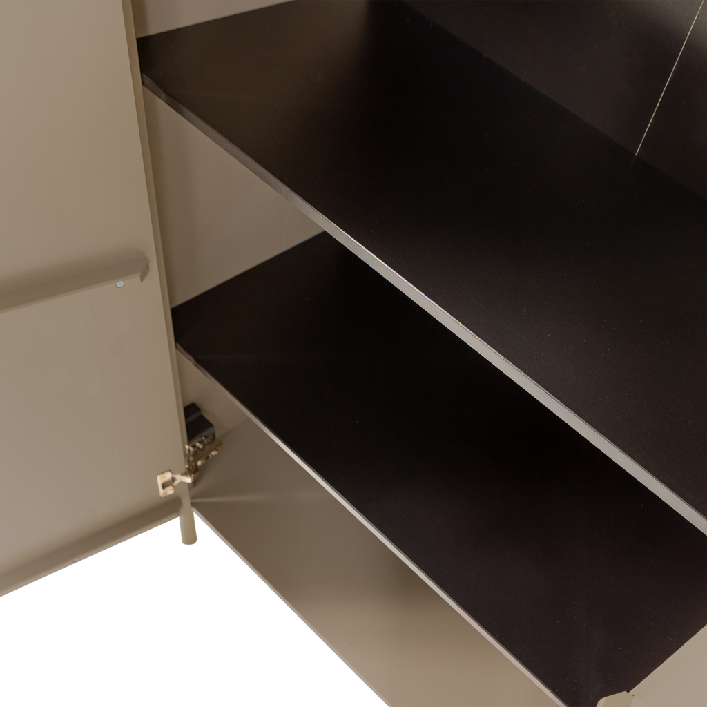 GUNNAR 2-DOORS CABINET PINE MUD [fsc]
