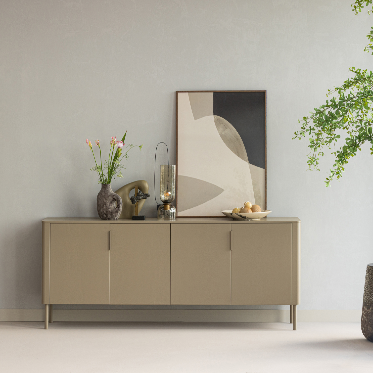 GUNNAR SIDEBOARD 200 CM PINE MUD [fsc]