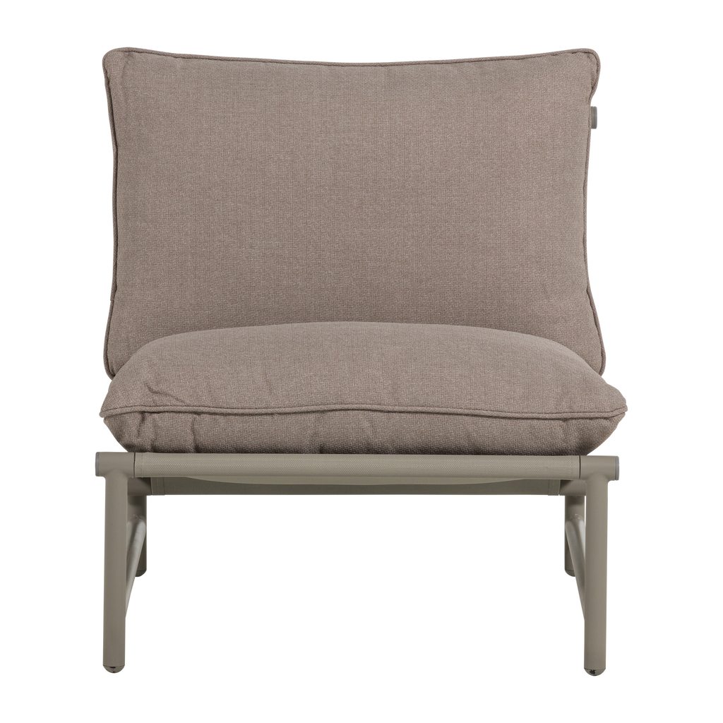 ELVO GARDEN LOUNGE CHAIR ALUMINIUM SAND