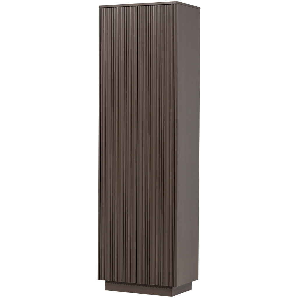 NOVA HIGH STORAGE CABINET PINE TRUFFLE BROWN [fsc]