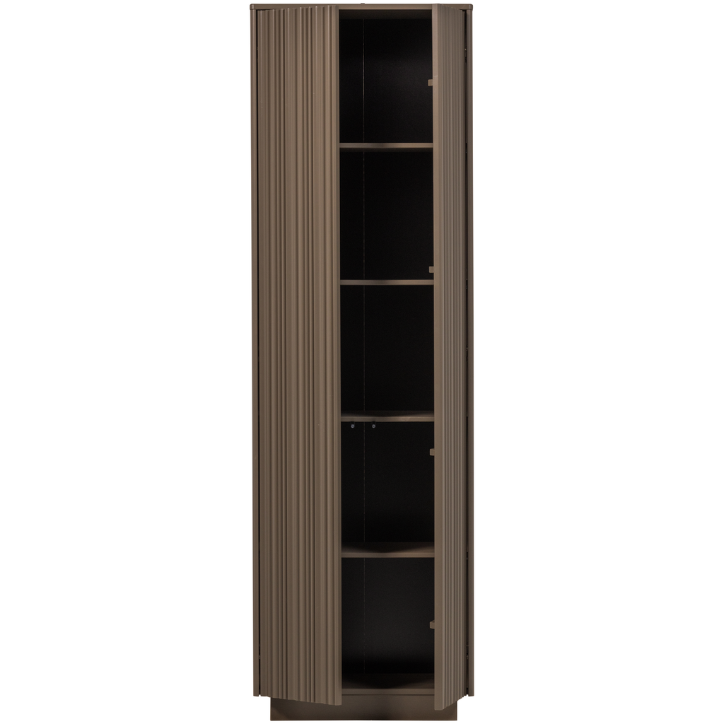 NOVA HIGH STORAGE CABINET PINE TRUFFLE BROWN [fsc]