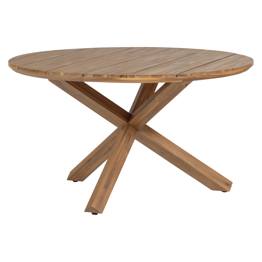 KIRO GARDEN TABLE O135 CM ACACIA WOOD NATURAL [fsc]